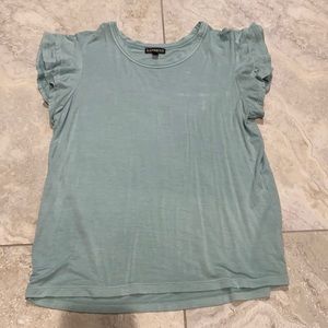 Express teal top